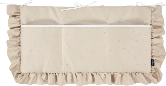 Bett-Organizer Babybett ALVI Volant 100% Baumwolle