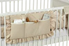 Bett-Organizer Babybett ALVI Volant 100% Baumwolle
