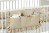 Bett-Organizer Babybett ALVI Volant 100% Baumwolle
