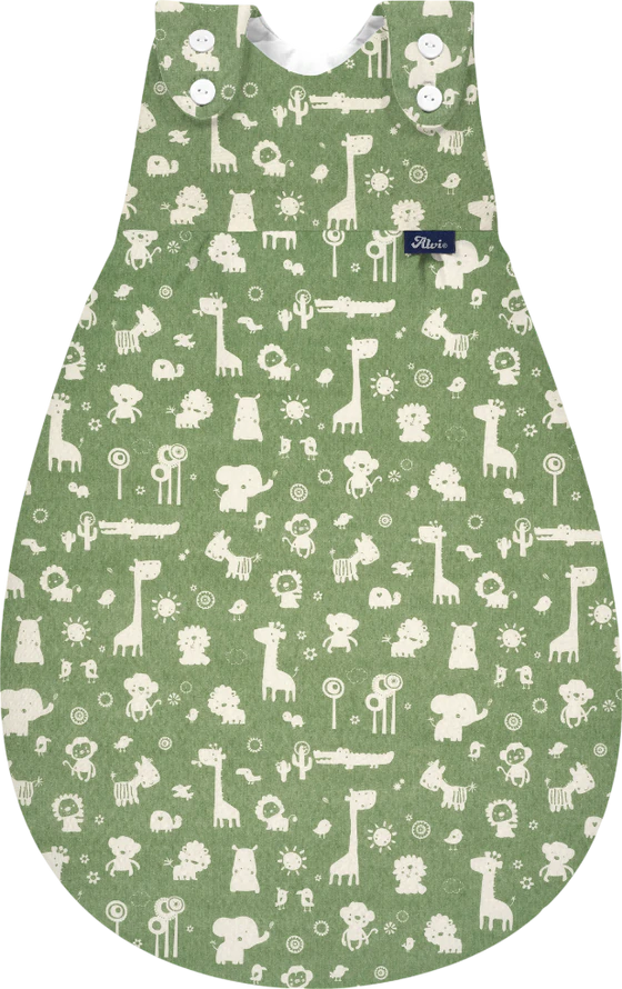 Außensack ALVI Baby-Mäxchen Granite Animals Baumwolle