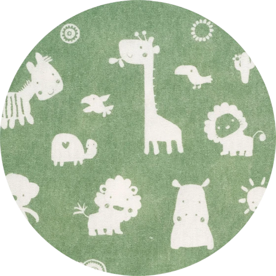 Außensack ALVI Baby-Mäxchen Granite Animals Baumwolle