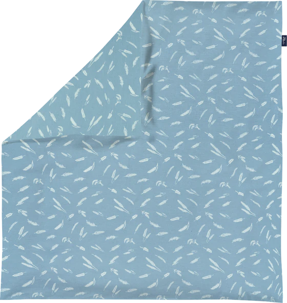 Bettwäsche-Set Baby ALVI Earth Blau 100% Baumwolle weich
