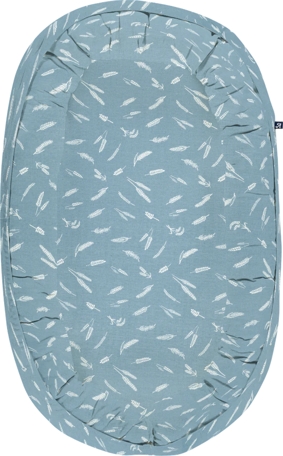 Babynest ALVI Schlummer-Nestchen Earth blau Baumwolle atmungsaktiv