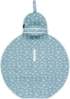Mobile Wickelunterlage ALVI Earth blau – Wasserabweisend, Oeko-Tex