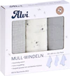 Mullwindeln ALVI Faces 80x80 cm – 100% Baumwolle, weich