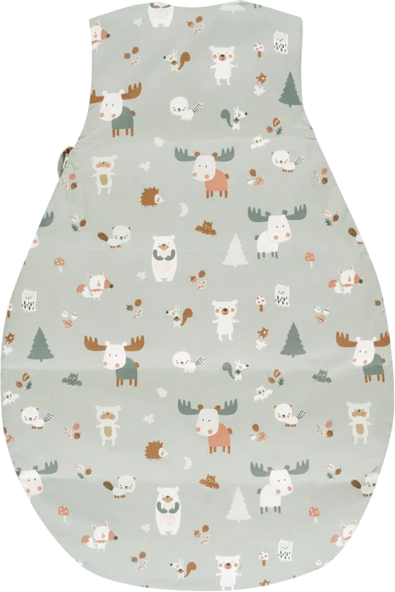 Babyschlafsack Daunen ALVI Baby-Forest 100cm – Atmungsaktiv Baumwolle