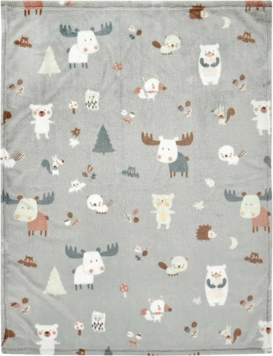 Baby-Steppdecke ALVI Microfaserdecke Forest – Weich & Atmungsaktiv