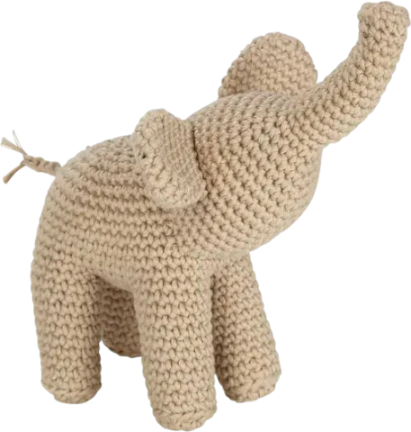 Plüschtier ALVI petit éléphant – Kuschelweich & Sicher