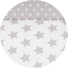 Babynest ALVI Schlummer-Lounge Sterne silber – 100% Baumwolle