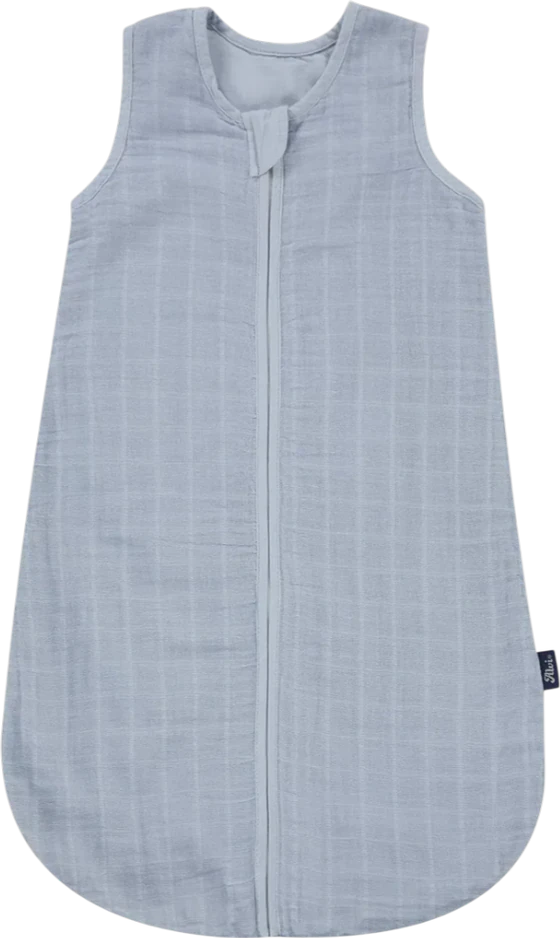 Babyschlafsack ALVI Mull blau – Atmungsaktiv & Hautfreundlich