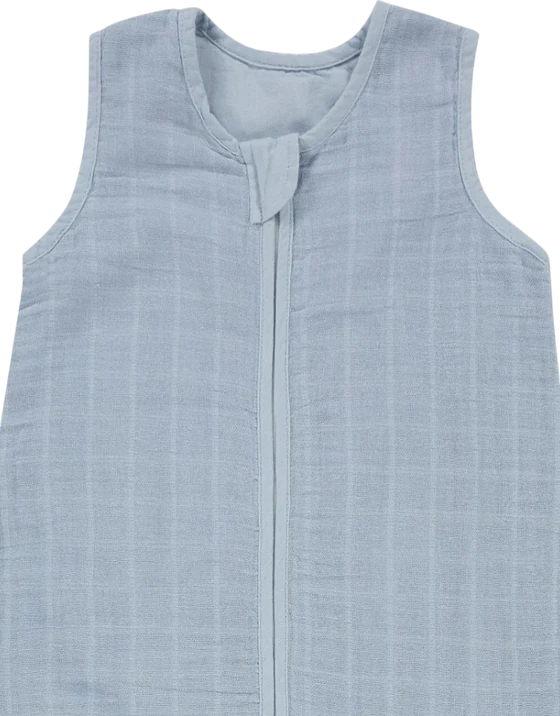 Babyschlafsack ALVI Mull blau – Atmungsaktiv & Hautfreundlich