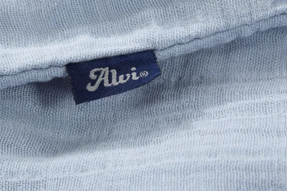 Babyschlafsack ALVI Mull blau – Atmungsaktiv & Hautfreundlich