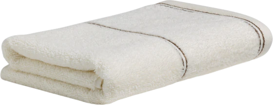 Handtuch Möve Vibrant Opulence Ivory Glanzstreifen Baumwolle