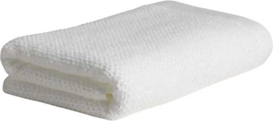 Gästehandtuch Möve Bliss Perlstruktur snow – Weich & Allergikerfreundlich