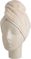 Haarturban Möve Wellness Turban Baumwolle nature Schrägband