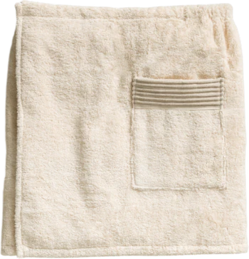 Saunakilt Damen Möve Wellness Kilt Chenillebiesen Nature
