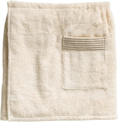 Saunakilt Damen Möve Wellness Kilt Chenillebiesen Nature