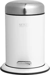Treteimer Badezimmer Möve Push 5L Snow – Leises Soft-Close Design