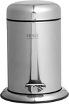 Treteimer Badezimmer Möve Push 5L Snow – Leises Soft-Close Design