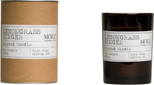 Duftkerze im Glas Möve Apothecary Lemongrass Ginger – 40h Brenndauer