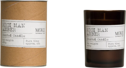 Duftkerze im Glas Möve Apothecary Lemongrass Ginger – 40h Brenndauer