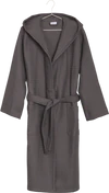 Kapuzen-Bademantel Möve Piquée snow – 100% Baumwolle, Unisex