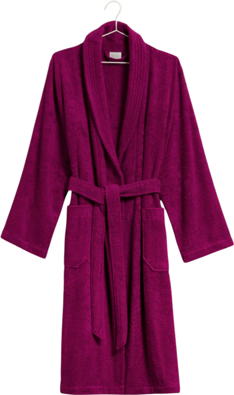 Schalkragen-Bademantel Möve Basic Walkfrottier Weiß 100% Baumwolle