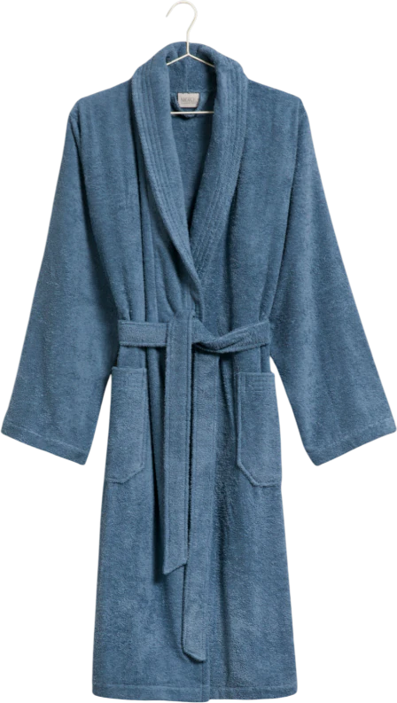 Schalkragen-Bademantel Möve Basic Walkfrottier Weiß 100% Baumwolle