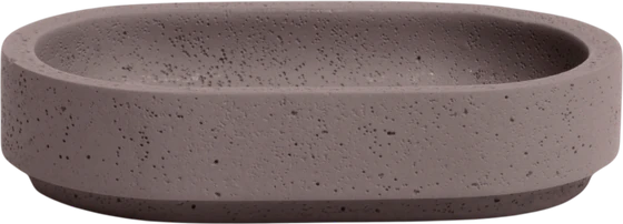 Seifenschale Badezimmer Grau Möve Solid Polyresin robust minimalistisch