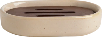 Seifenschale Möve Aura Creme Polyresin – Modernes Design
