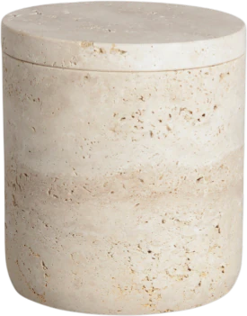 Aufbewahrungsdose Möve Travertine Grace Beige – Staubschutz & Minimalistisches Design