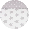 Baby-Bettwäsche-Set ALVI Stars silber – 100% Baumwolle weich