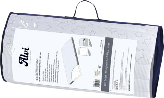 Rollbare Matratze ALVI 60x120 cm – Atmungsaktiv & Waschbar