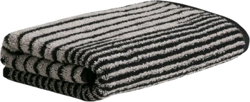 Handtuch Möve Illusions Dancing Beige/Schwarz Baumwolle