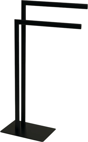 Wandmontierter Handtuchhalter Möve Velvet Schwarz Aluminium Matt