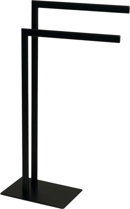 Wandmontierter Handtuchhalter Möve Velvet Schwarz Aluminium Matt