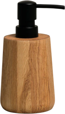 Seifenspender Eichenholz Möve+ Ø 8x16 cm – Zeitlos & Nachhaltig