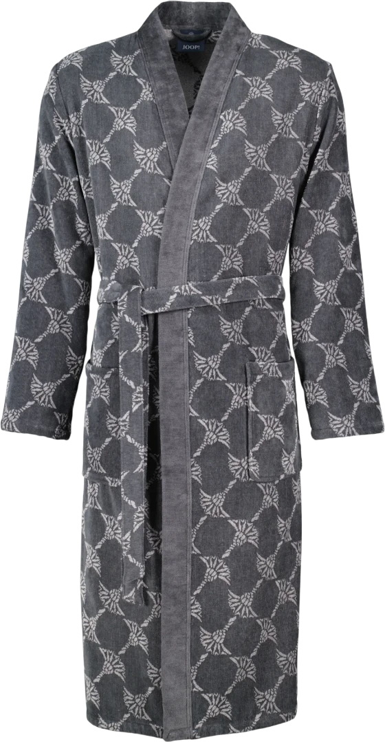 Herren-Bademantel Joop! 1662-77 Anthrazit Velours Baumwolle
