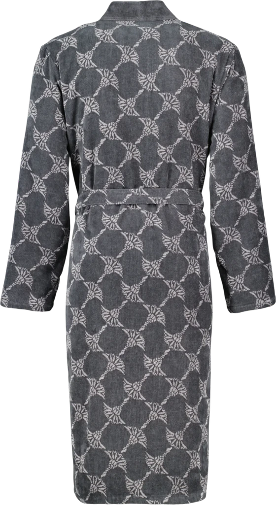 Herren-Bademantel Joop! 1662-77 Anthrazit Velours Baumwolle