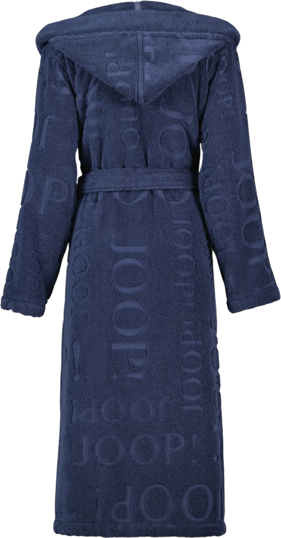 Damen-Bademantel Joop! 1663-175 Uni-blau – Weiches Walkfrottier
