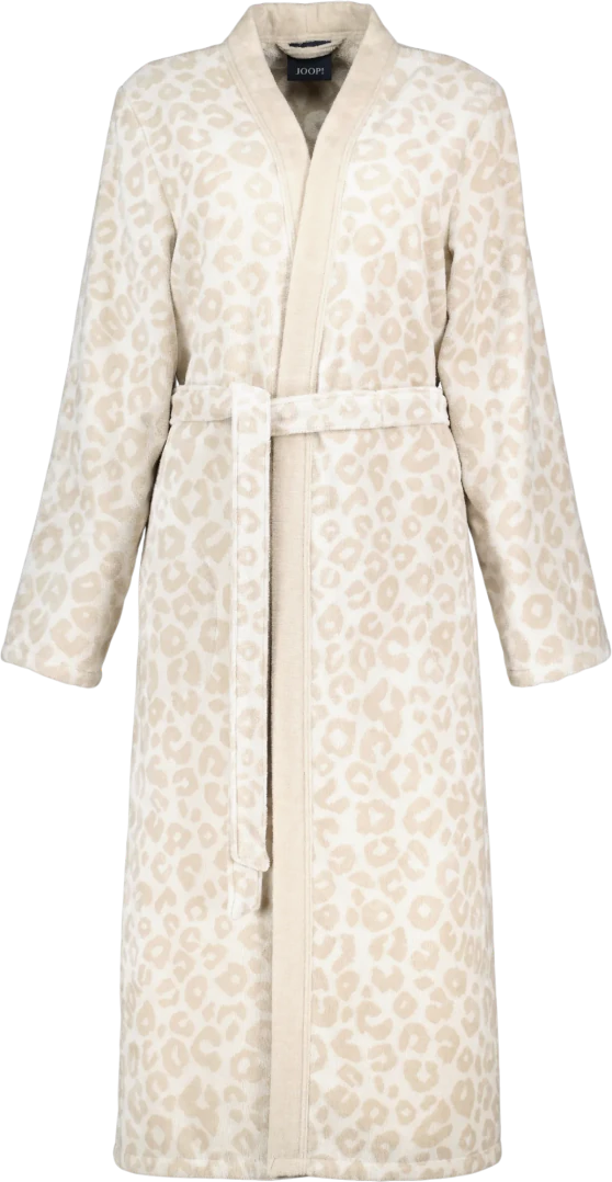 Damen-Kimono Joop! Leo 1666-36 Creme Velours Baumwolle