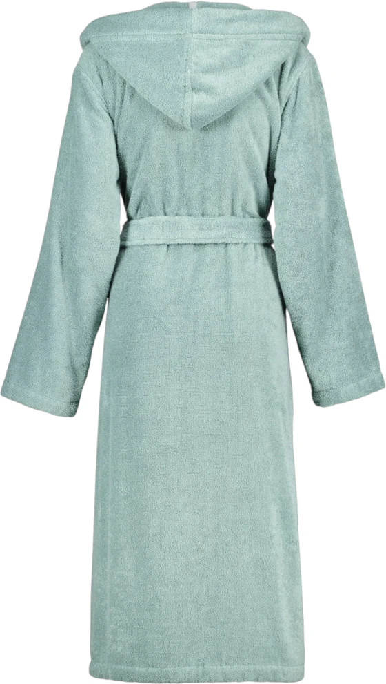 Damen-Bademantel Cawö 827-47 Fjord Baumwolle Kapuze