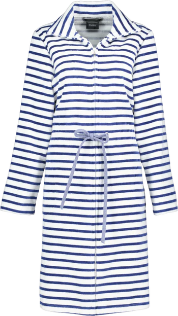 Damen-Bademantel Cawö 6597-16 Navy – Leicht & Hautfreundlich