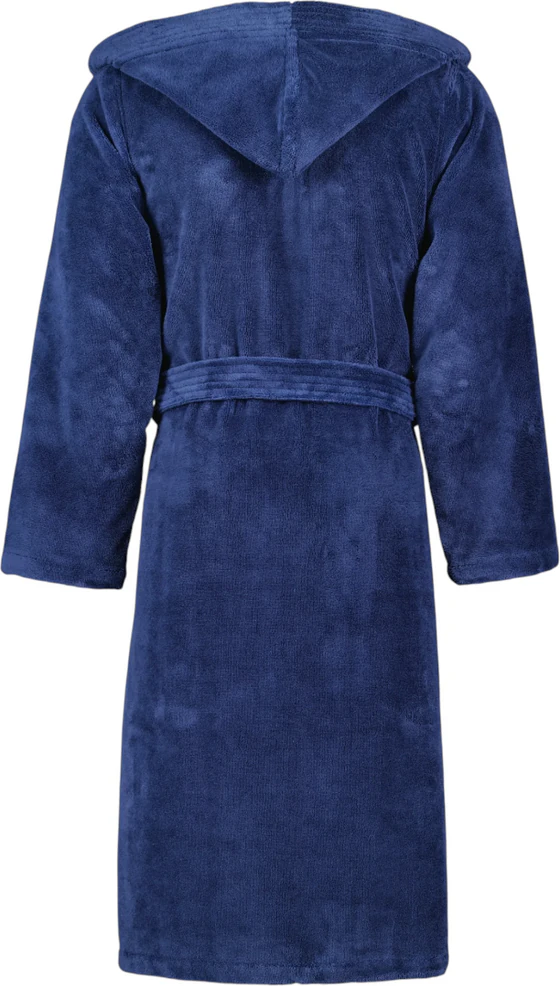 Herren-Bademantel Cawö Doubleface-801-11 Nachtblau – Weicher Baumwollkomfort