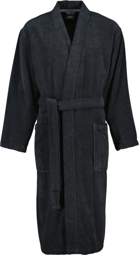 Herren-Bademantel Cawö Kimono 828-97 Lava – 100% Baumwolle