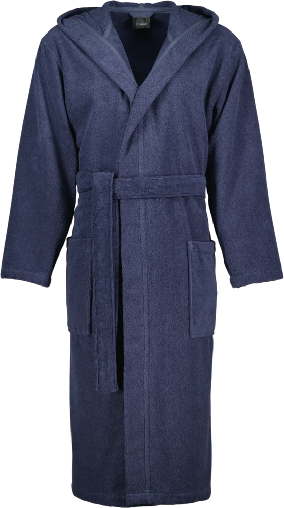 Herren-Bademantel Cawö 829-17 Blau – Weiches Walkfrottier
