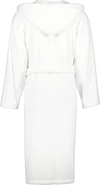 Kapuzenbademantel Herren Cawö 829-67 Weiß Baumwolle