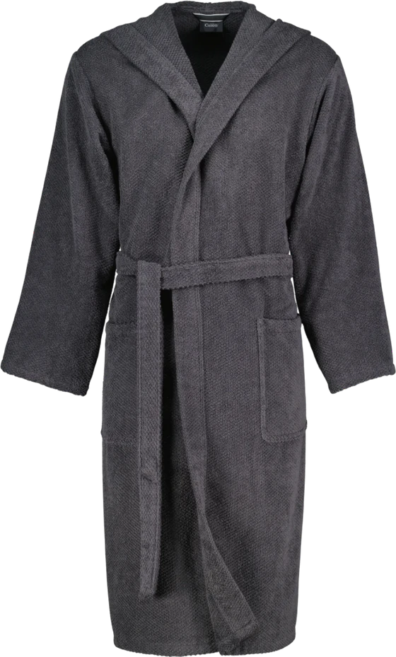 Herren-Bademantel Cawö 5623-740 Basalt – 100% Baumwolle