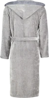 Herren-Bademantel Cawö 5841-37 Stein – Weiches Walkvelours