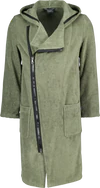 Herren-Bademantel Cawö 6516-453 Schwarz – Baumwolle & Kapuze